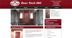 Desktop Screenshot of doortechincca.com