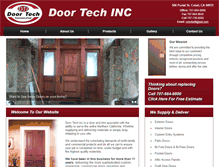 Tablet Screenshot of doortechincca.com